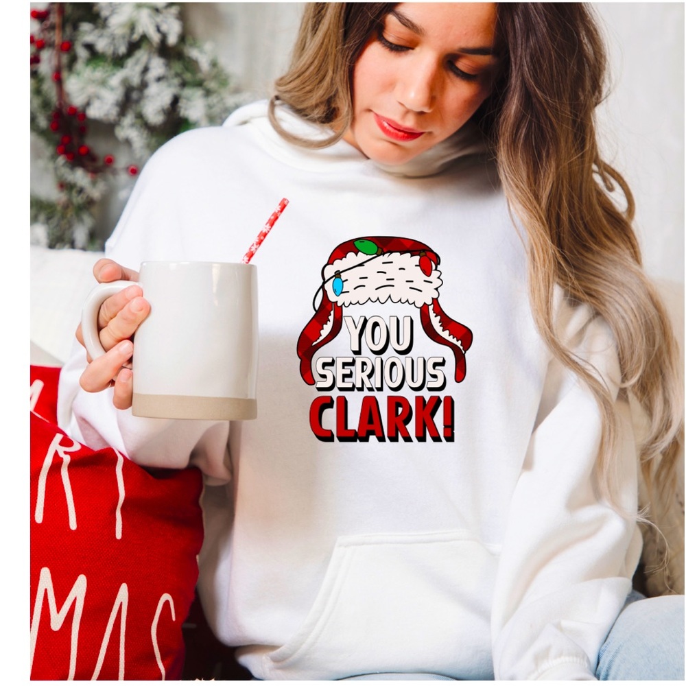 Christmas Holiday “Are You Serious Clark” Crewneck Sweater